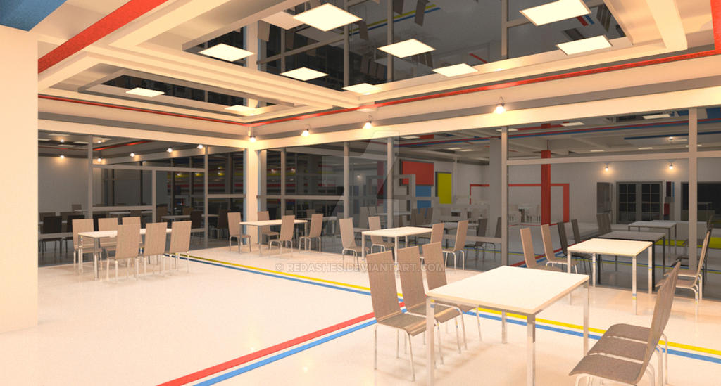 Interior Restaurant Hall by RedAshes on DeviantArt