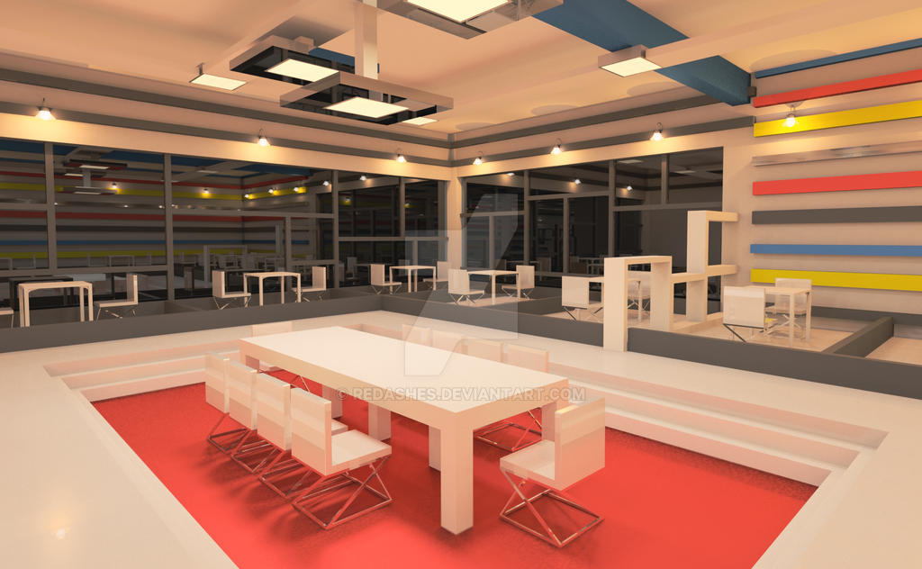 Interior Restaurant Hall by RedAshes on DeviantArt