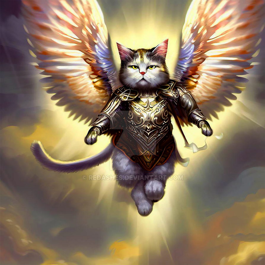 Cat Angel Warrior -12