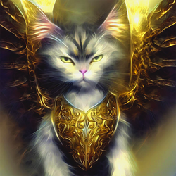 Kitten Angel Warrior - 4