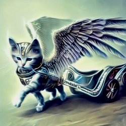 Cat Angel Warrior -13