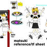 Matsuki Reference Sheet