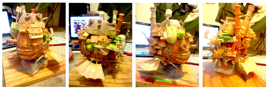 Howler Papercraft Howl's Moving Castle Papercraft by hklovesboba on DeviantArt