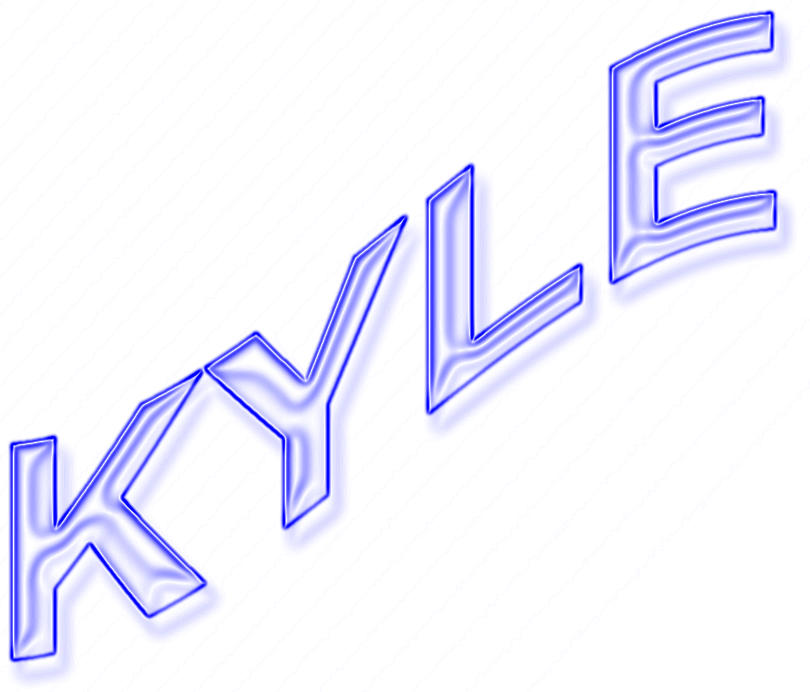 Neon KYLE sign by kylelarson on DeviantArt