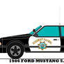 California Highway Patrol - '86 Ford Mustang SSP