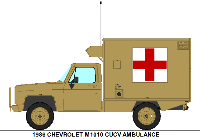 M1010 Chevrolet M1010 CUCV Ambulance by MEDIC1543 on DeviantArt