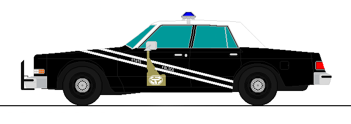 1987 Dodge Diplomat - Idaho State Highway Patrol