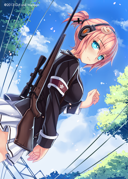 Girl and Weapon - Sniper