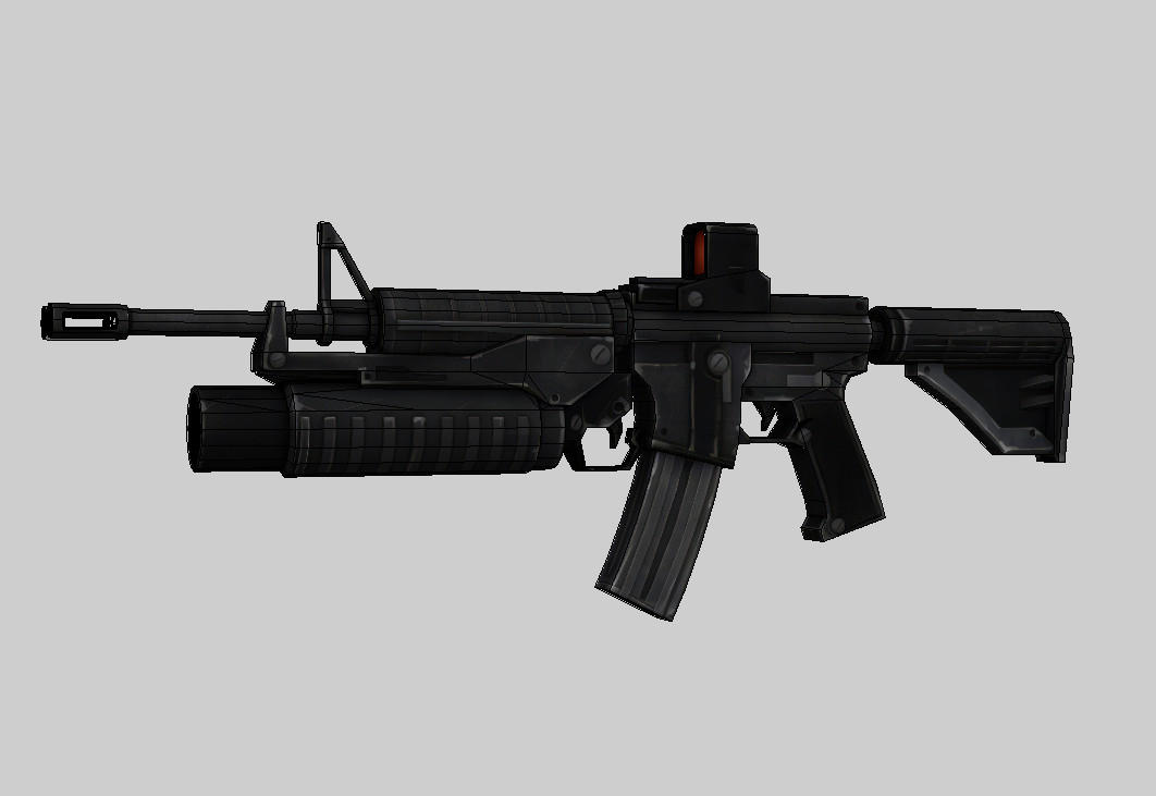 Assault Rifle M16 by PJExceleroPapercraft on DeviantArt
