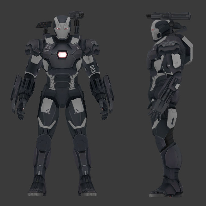 War Machine Marvel's Captain America Civil War by PJExceleroPapercraft ...