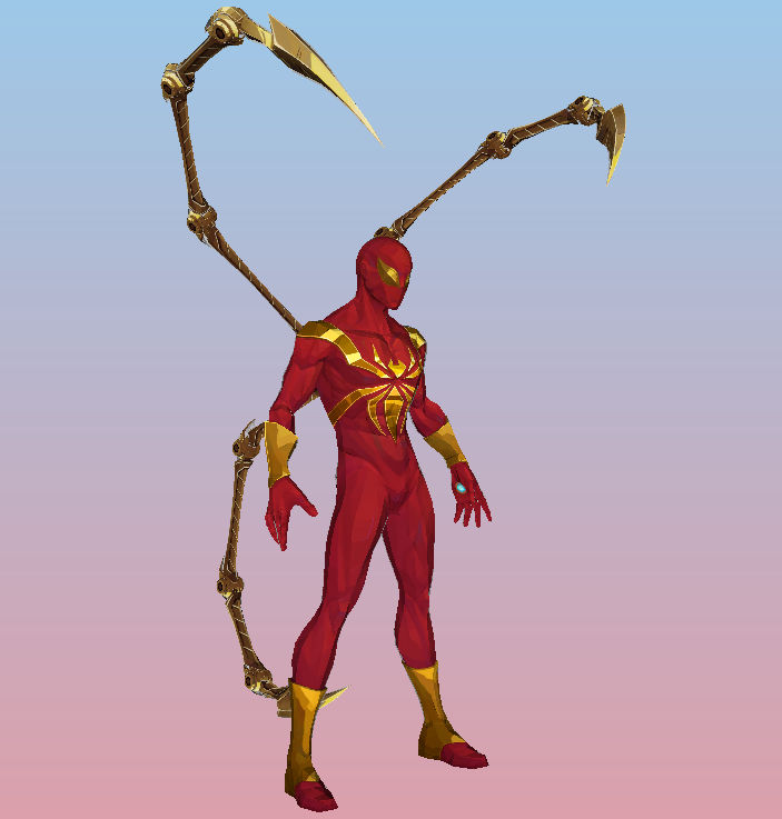 Marvel Rivals - Spiderman IronSpider by PJExceleroPapercraft on DeviantArt