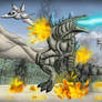 Godzilla vs Jets