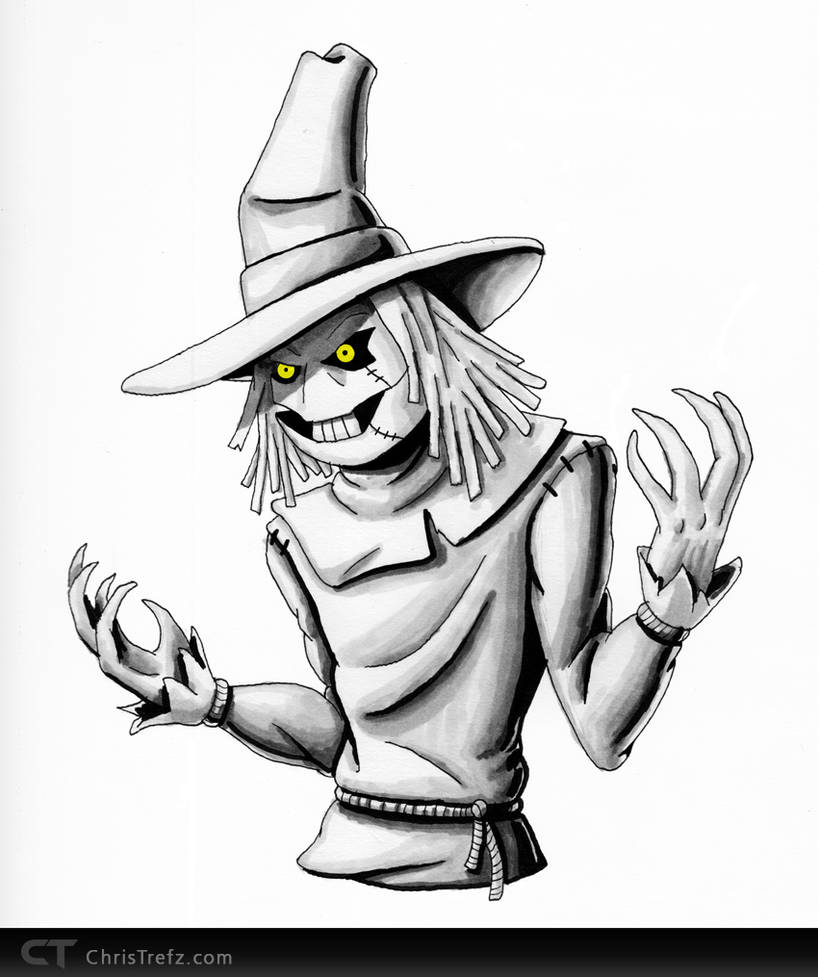 Scarecrow Sketch by chris-illustrator