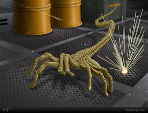 Facehugger by chris-illustrator Facehugger by chris-illustrator