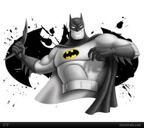 Batman Sketch by chris-illustrator