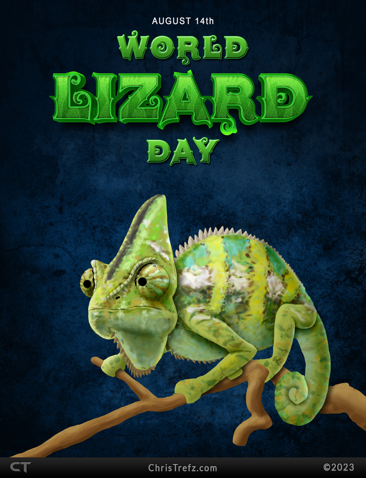 World Lizard Day 2023 by chris-illustrator on DeviantArt