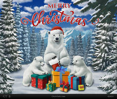 Christmas Polar Bears