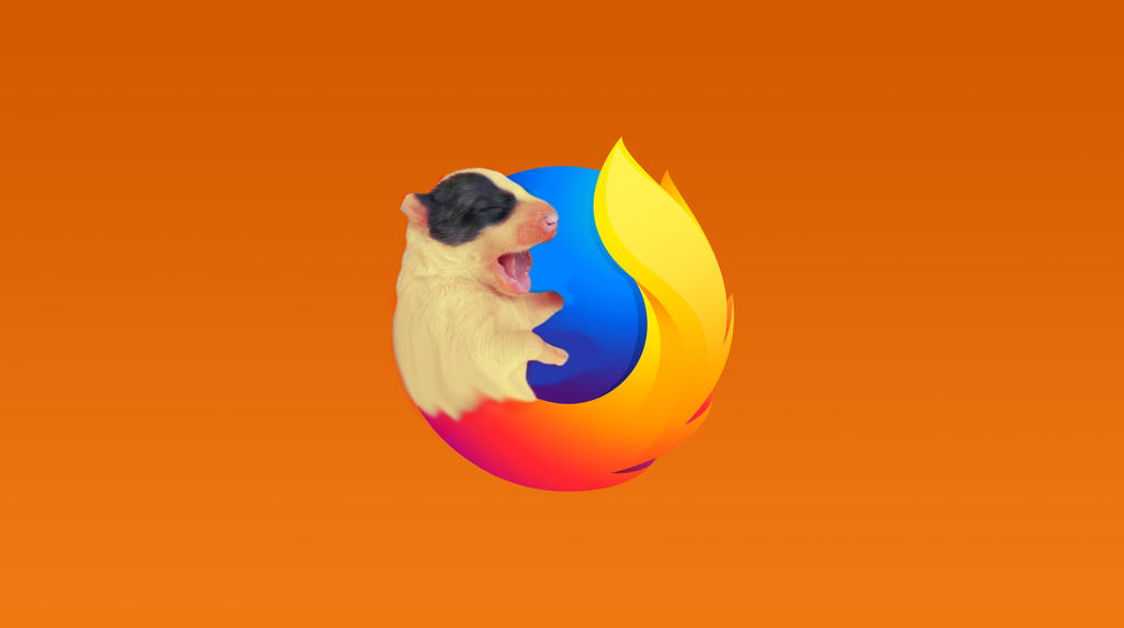 Firefox logo but its my dog Riri by MorePandastic on DeviantArt