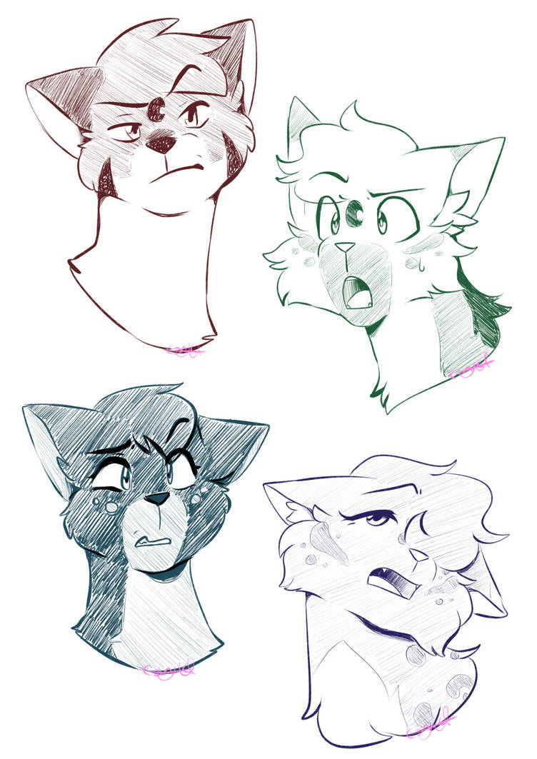Random expressions by Edahel on DeviantArt