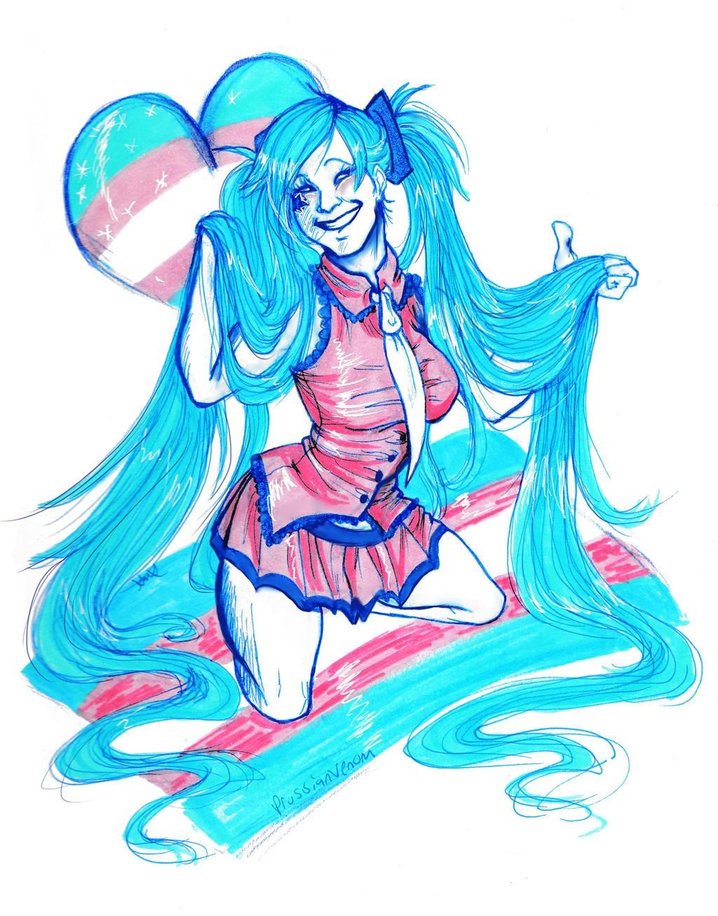 Trans Pride Miku by Prussianvenom on DeviantArt