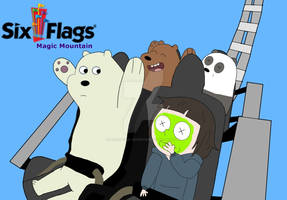 Grizz, Panda, Ice Bear, and Chloe on Full Throttle