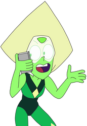 Peridot on the phone