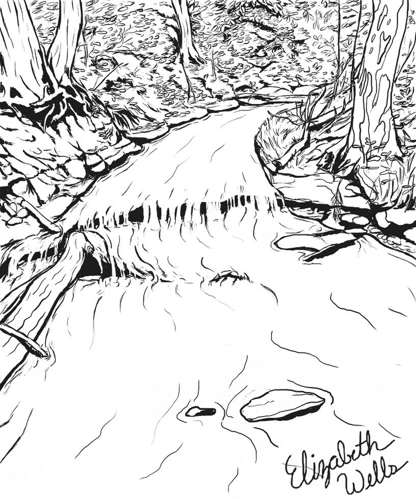 Stream Coloring Page by 0-Stargazer-0 on DeviantArt