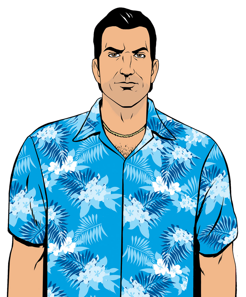 GTA Vice City - Tommy Vercetti - PNG Vector by baldknuckle on DeviantArt