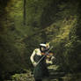 Violinist in the Forest