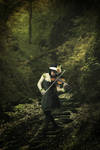 Violinist in the Forest by Holly6669666