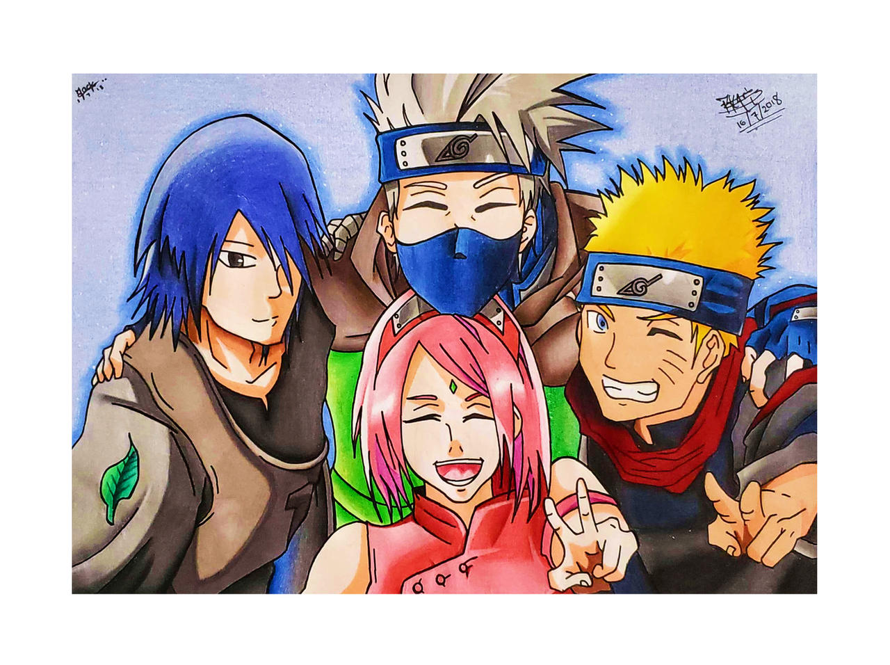 Naruto, Sasuke, Sakura and Kakashi by 7Twilights on DeviantArt