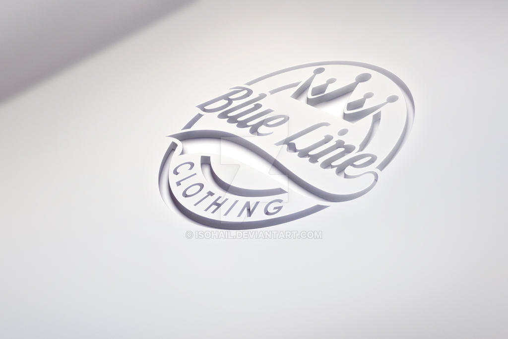 Blue Line Clothes Blue Line Clothing - Logo Design by iSOHAIL on DeviantArt