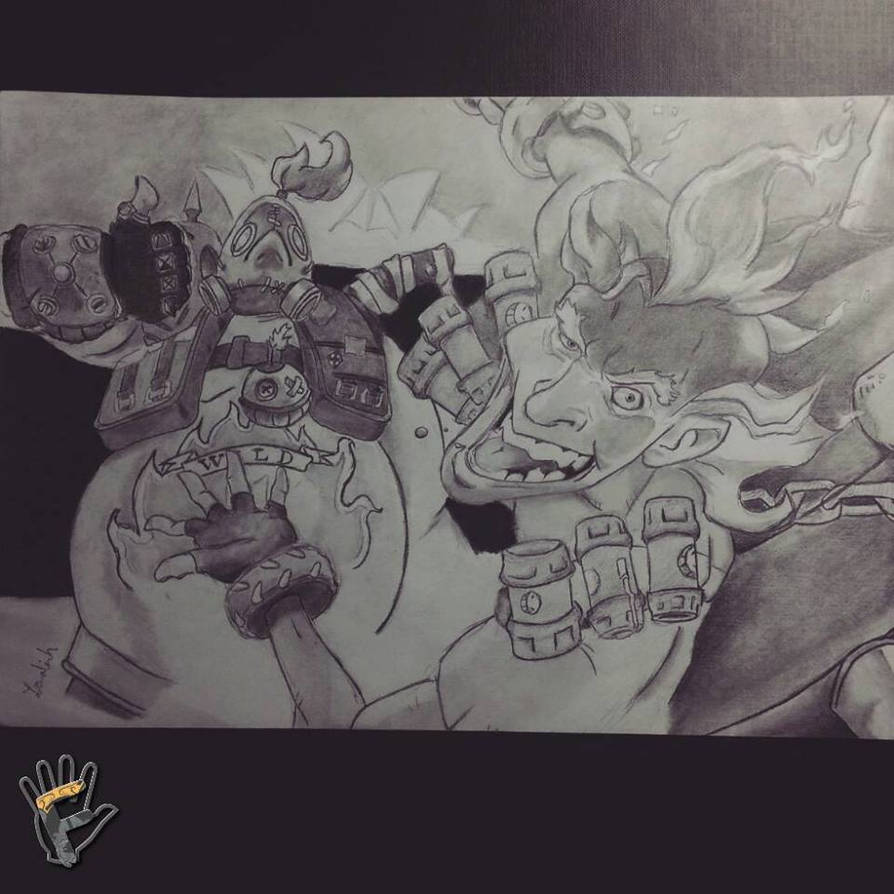 Junkrat And Roadhog By Fernakles On DeviantArt junkrat-and-roadhog-by-fernakles-on-deviantart