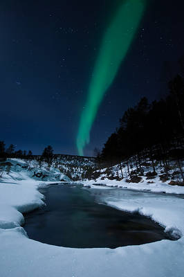 Aurora and the river...