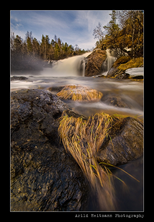 Grass and Waterfall..