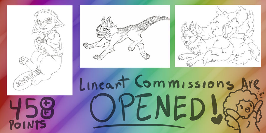 LINEART COMMISSIONS!!!