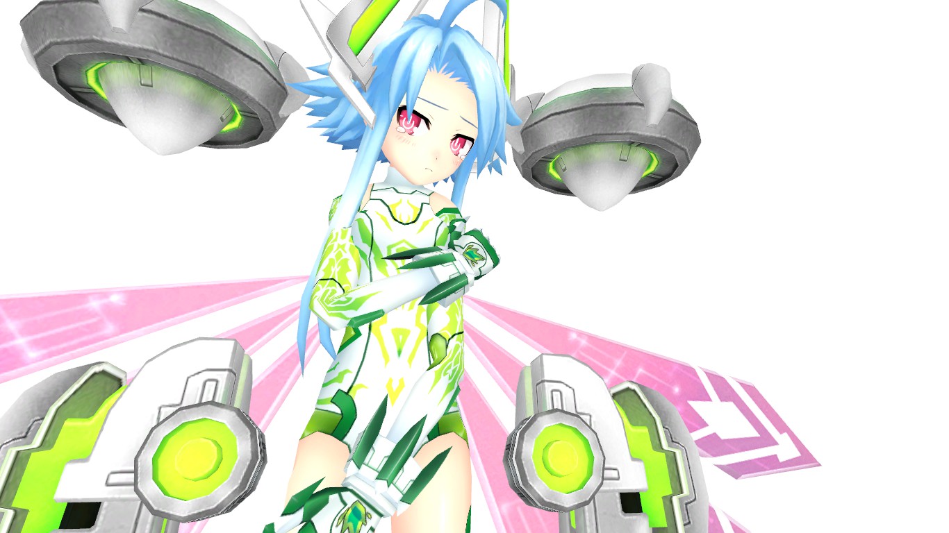 White-green Heart 1