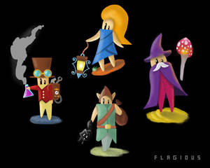 Fantasy game characters