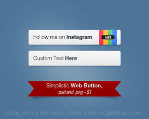 Simplistic Web Button Template