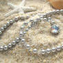 Silver Pearl Necklace