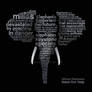 Typographic Elephant