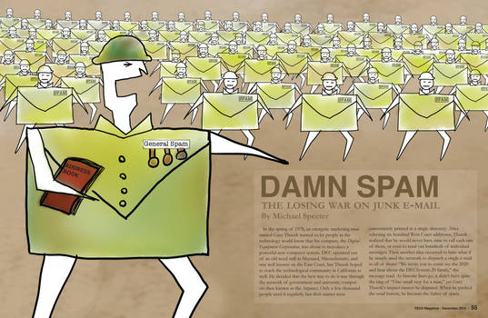 Damn Spam - Editorial Design