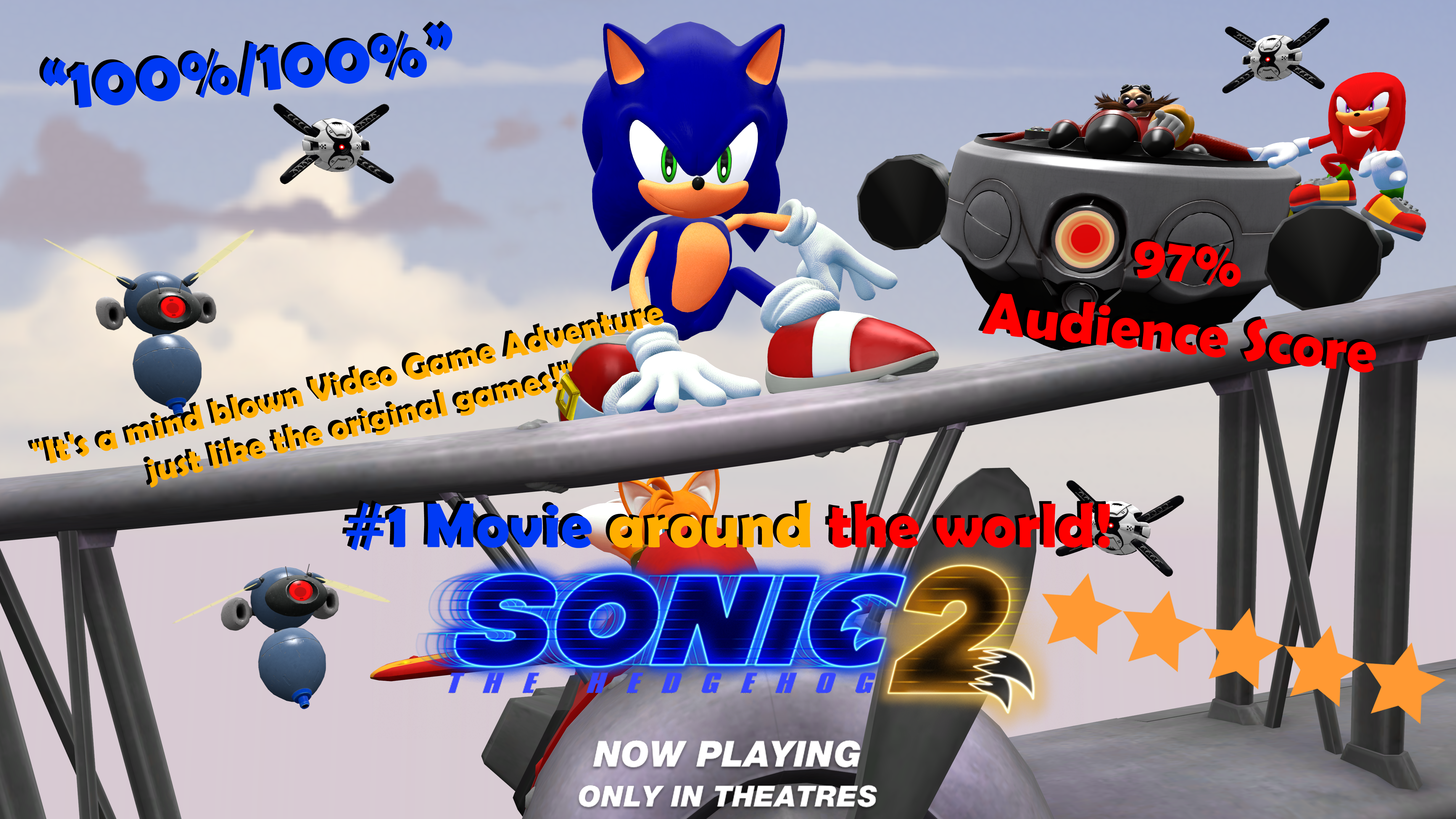 A 3rd Sonic The Hedgehog 2 Movie Poster by EdwardRBLX23 on DeviantArt