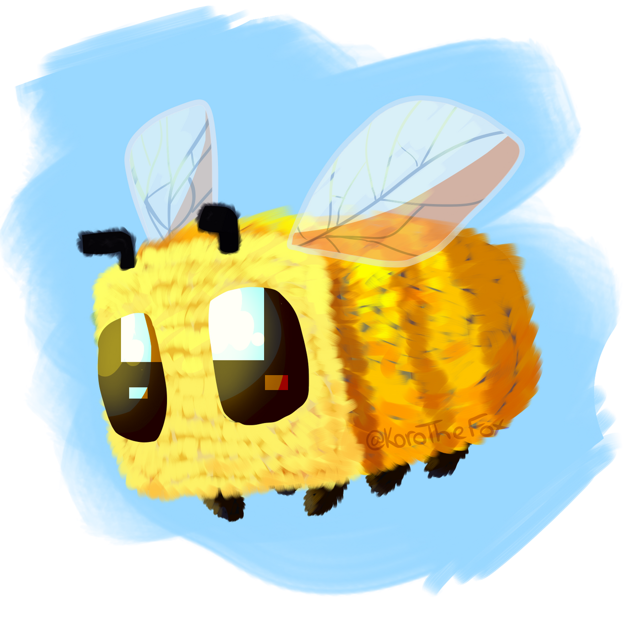 Minecraft Bee by KoroTheFox on DeviantArt