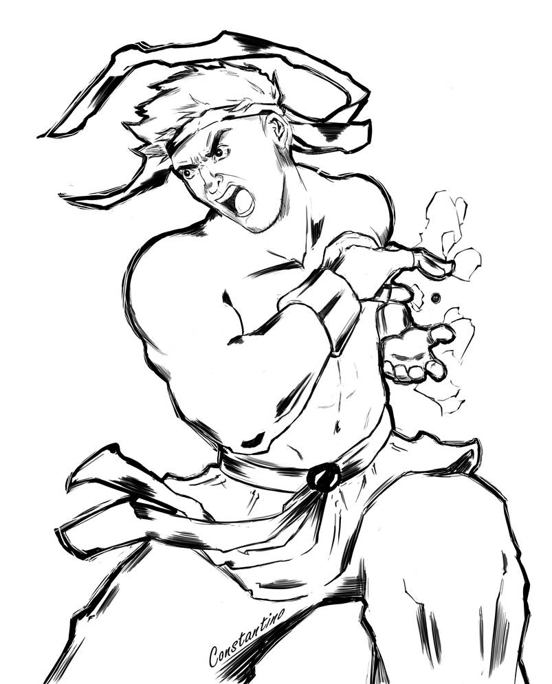 Drawing Practice Ryu Ryu sketch by Dam-art on DeviantArt