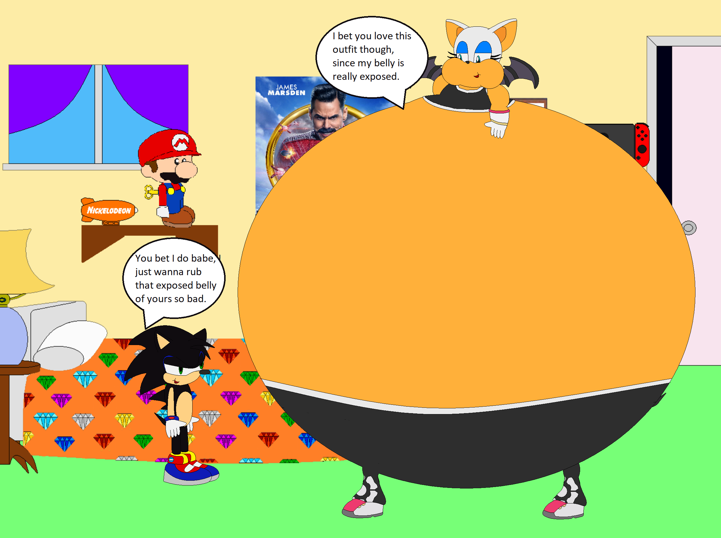 Rouge in her Riders Outfit by AndrewMachina on DeviantArt