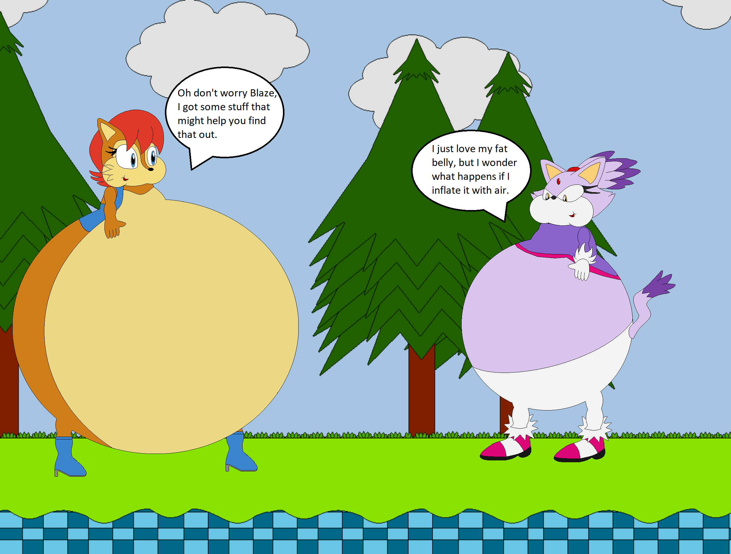 Sally and Blaze Inflate into Balloons (1 of 5) by AndrewMachina on ...