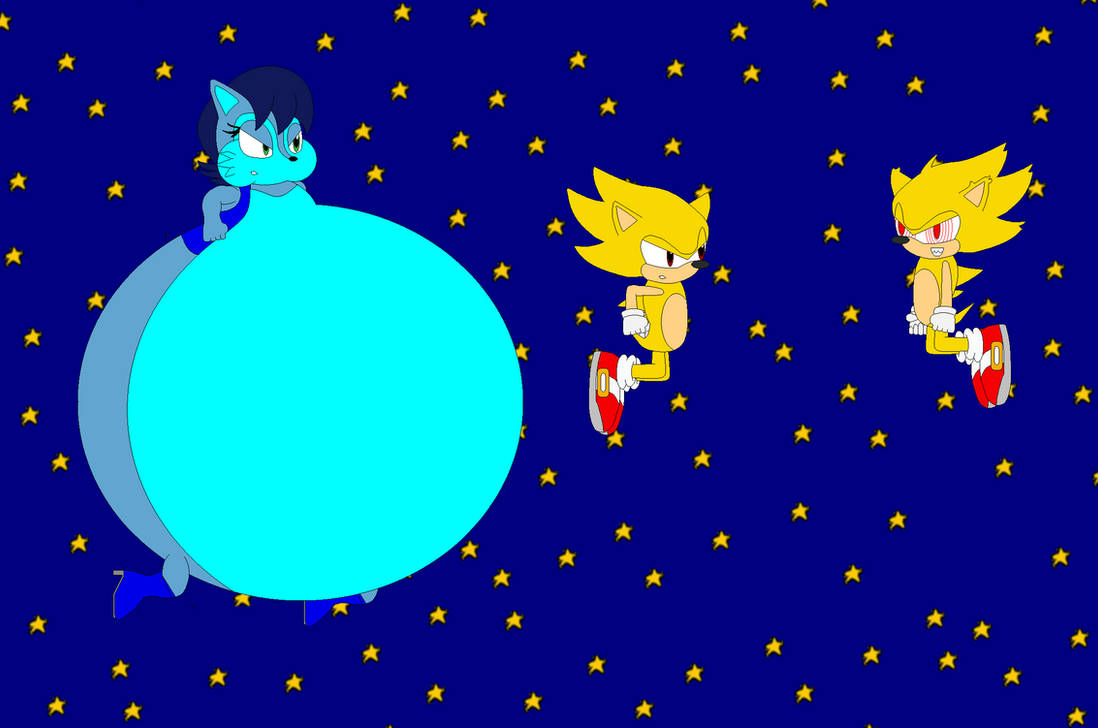 Sonic VS Fleetway Sonic Angle 2 by dEEEEEES -- Fur Affinity [dot] net