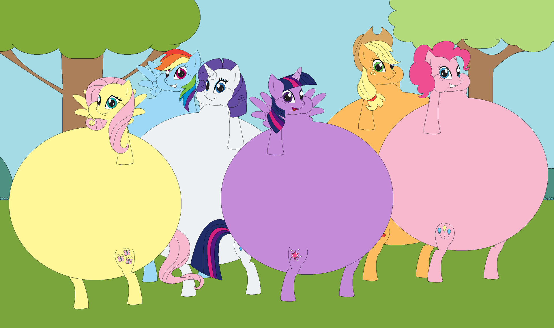 Pomy Fat My Little Fat Pony by AndrewMachina on DeviantArt