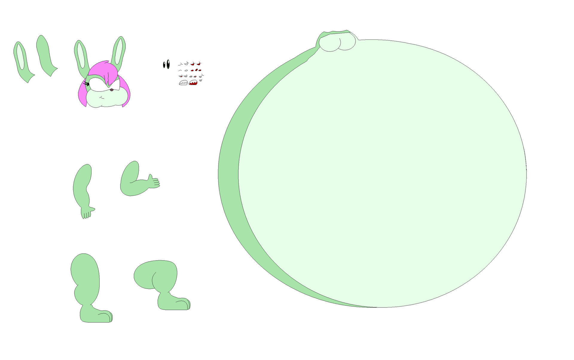Fat Rabbit Scratch Fat Rita the Rabbit Builder by AndrewMachina on DeviantArt